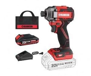 ATORNILLADOR DE IMPACTO 1/4” 20V 260NM + 1BAT 2.0AH + CARGADOR (RLIS20001)